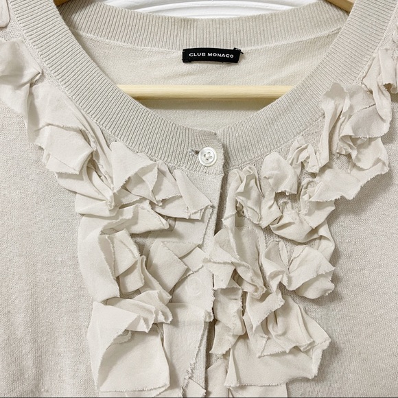 *Not for sale* Club Monaco soft gray cardigan - Picture 3 of 5